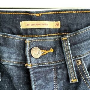 Levi's Blue Skinny Jeans with Classic Indigo Wash